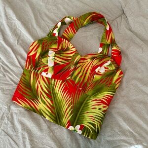 Tropical Pinup Halter Top
